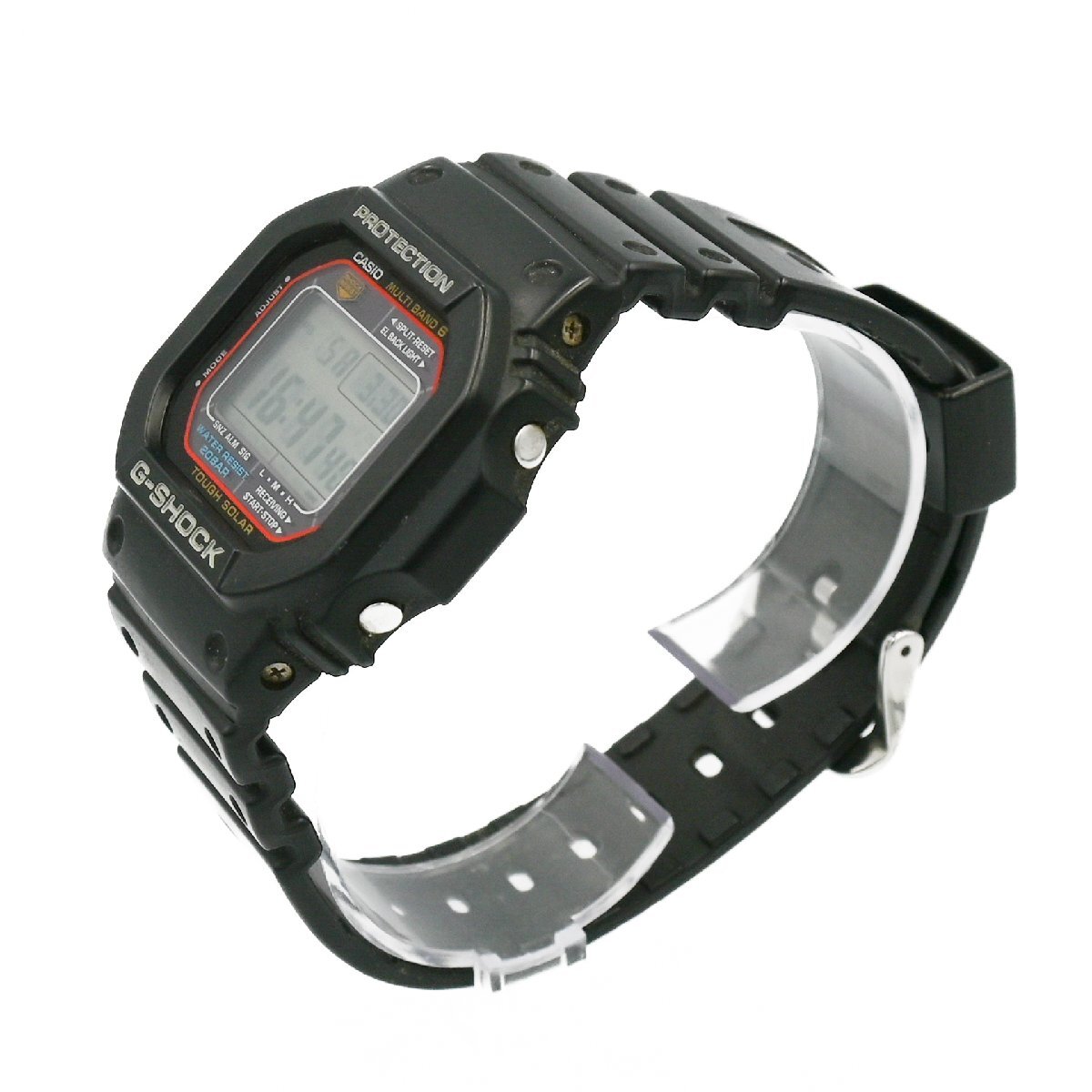 1円 稼働 CASIO カシオ G-SHOCK Gショック GW-M5610 タフソーラー QZ デジタル 腕時計 メンズ スクエア マルチバンド６ 256920240402の画像2