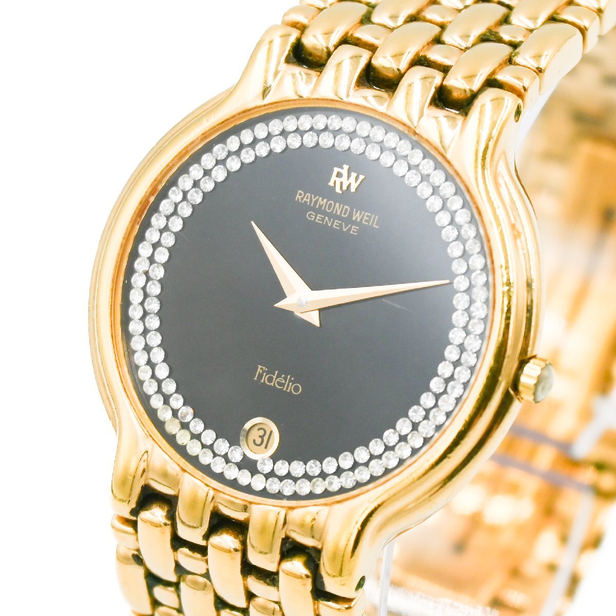 1円 稼働 RAYMOND WEIL レイモンドウィル 4802 Fidelio ゴールド 1円 稼働 RAYMOND WEIL レイモンドウィル 4802 Fidelio ゴールド