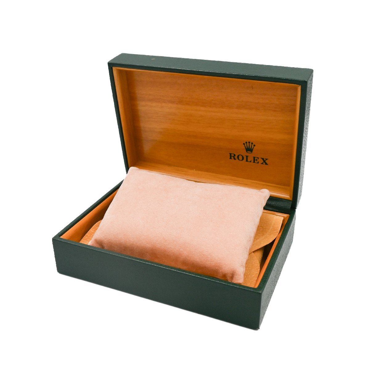 1円 ROLEX CASE ロレックスケース 時計用 空箱 BOX 内箱 S 68.00.55 ヴィンテージ MONTRES グリーン 緑 付属品 ウォッチケース 31820240416の画像1