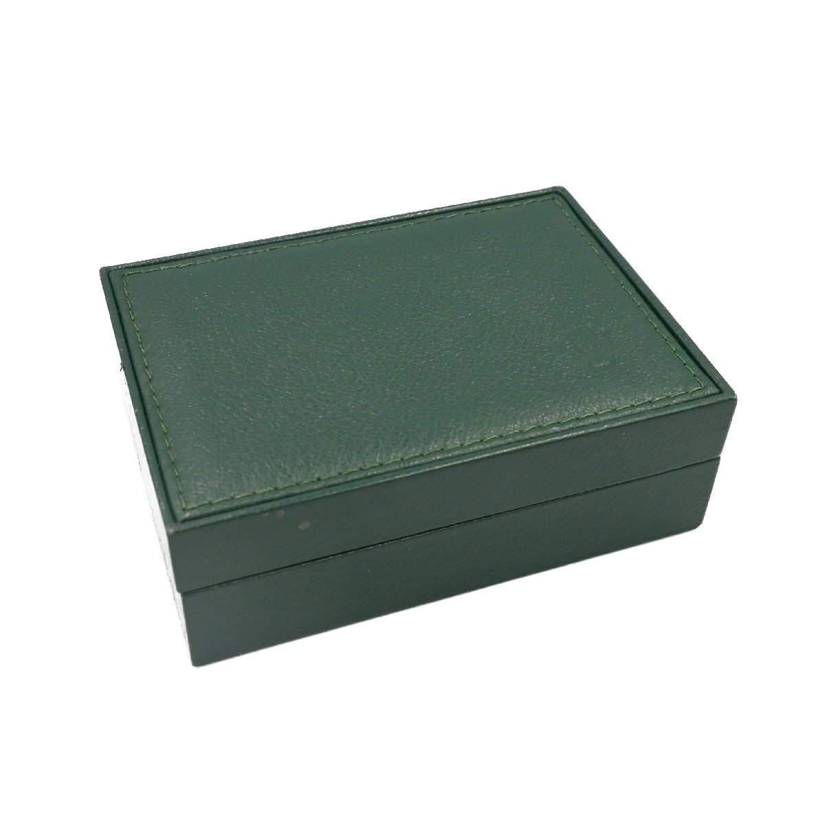 1円 ROLEX CASE ロレックスケース 時計用 空箱 BOX 内箱 S 68.00.55 ヴィンテージ MONTRES グリーン 緑 付属品 ウォッチケース 31820240416の画像2