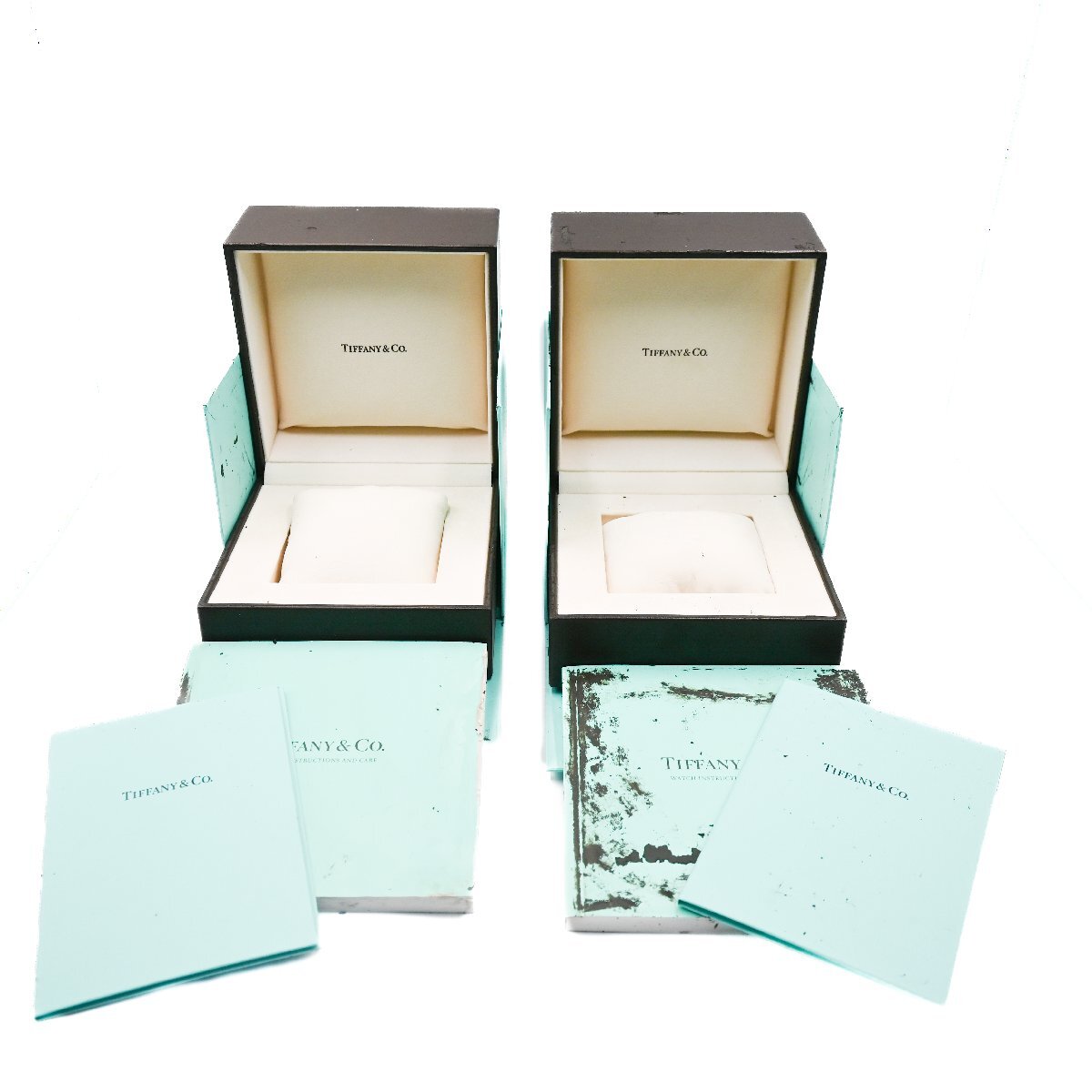 1円 TIFFANY&CO. CASE ティファニー ケース 時計用 空箱 BOX まとめ ４点セット ウォッチケース WATCHCASE 大量 山売り 325520240416の画像7