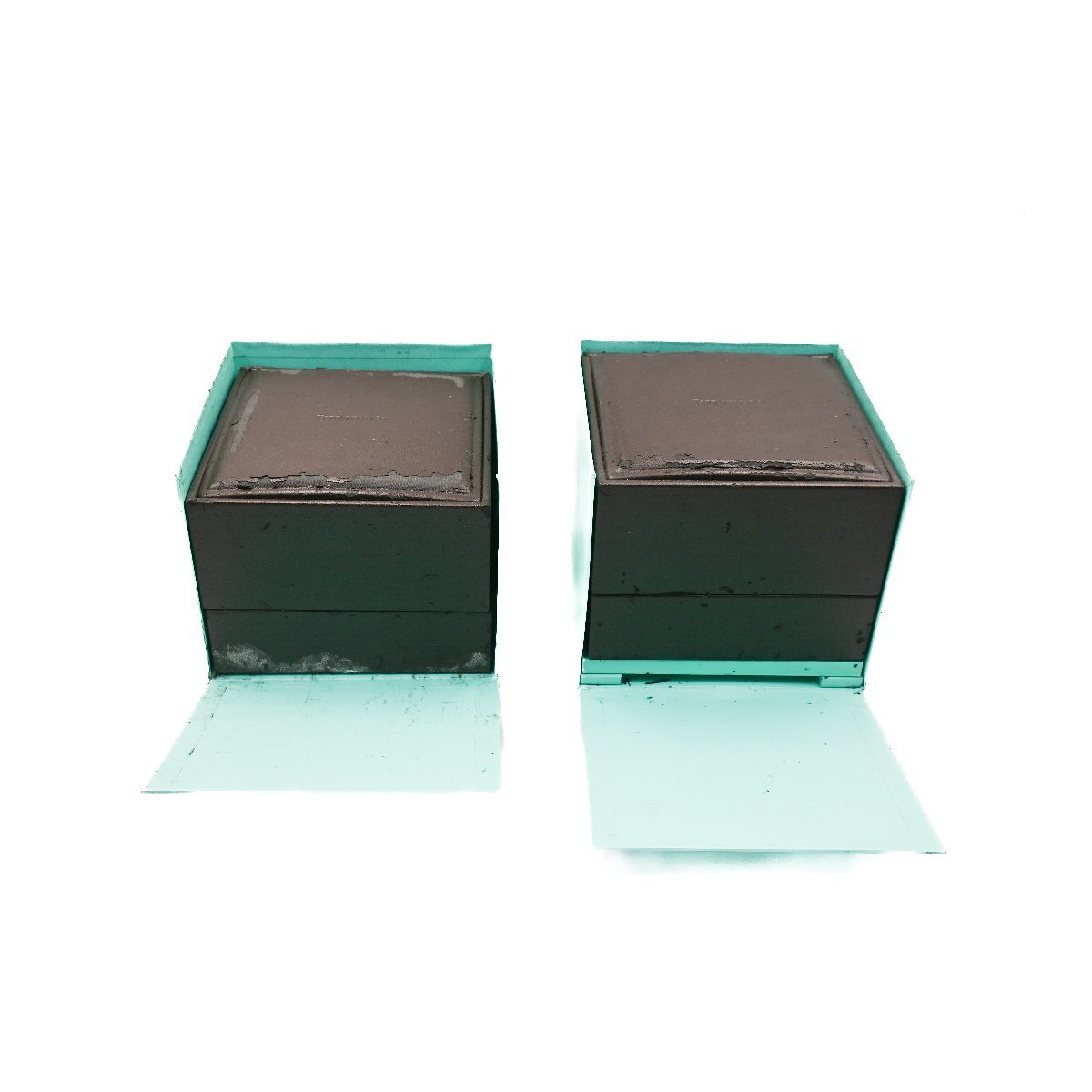 1円 TIFFANY&CO. CASE ティファニー ケース 時計用 空箱 BOX まとめ ４点セット ウォッチケース WATCHCASE 大量 山売り 325520240416の画像3