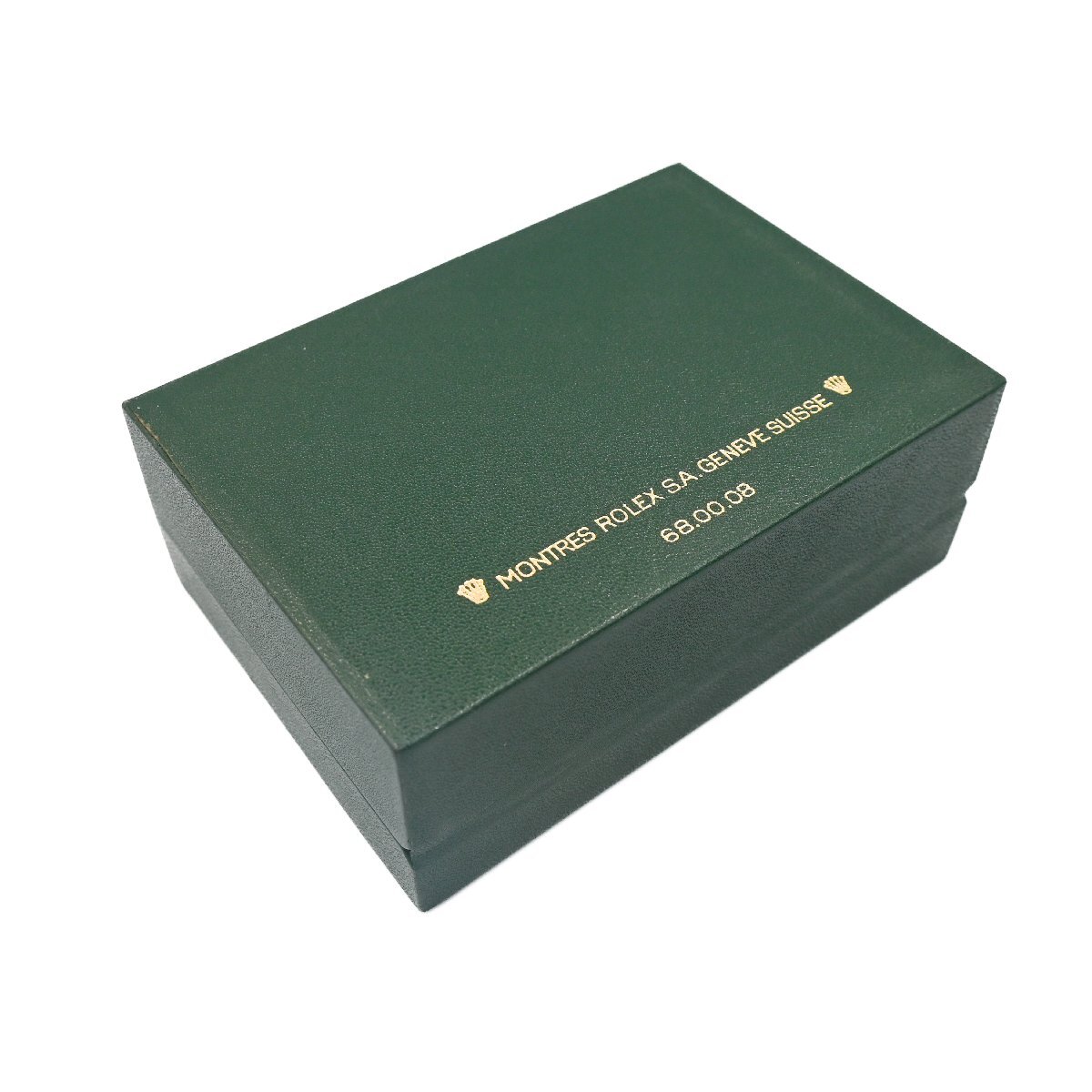 1円 美品 ROLEX CASE ロレックスケース 時計用 空箱 BOX S 内箱 68.00.08 緑 グリーン ヴィンテージ 付属品 325920240423の画像3