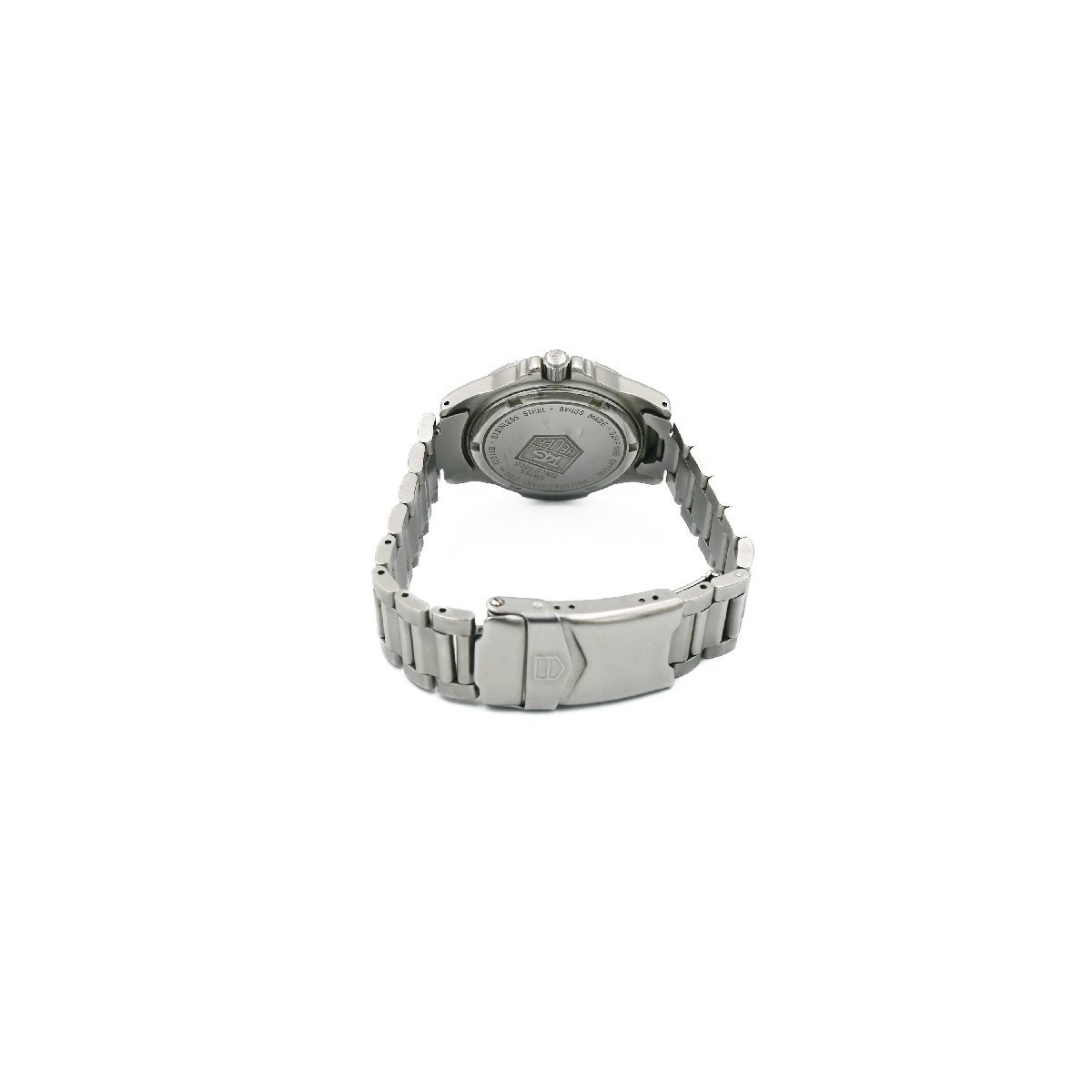 1円 稼働 良品 TAG HEUER タグホイヤー WF1210-K0 200M Professional プロフェッショナル クオーツ デイト 3針 グレー文字盤 腕時計 180202