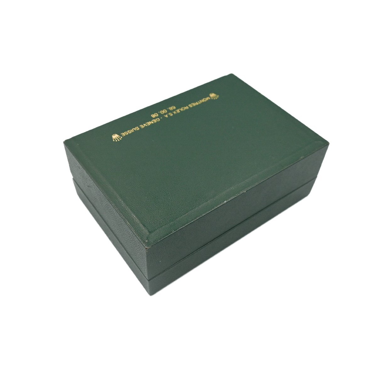 1円 良品 ROLEX CASE ロレックスケース 時計用 空箱 BOX S 内箱 68.00.08 緑 グリーン ヴィンテージ 付属品 ウォッチケース 326120240423の画像4