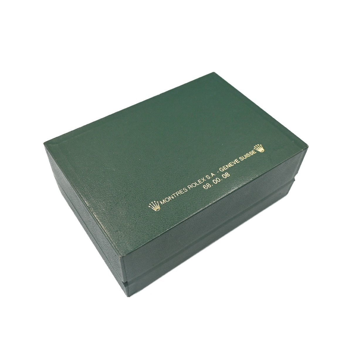 1円 良品 ROLEX CASE ロレックスケース 時計用 空箱 BOX S 内箱 68.00.08 緑 グリーン ヴィンテージ 付属品 ウォッチケース 326120240423の画像3
