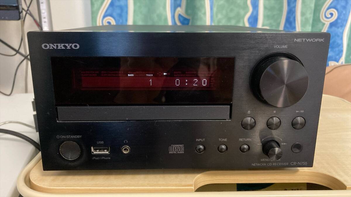 ONKYO CR-N755 (B) ブラック(中古、現状渡し)