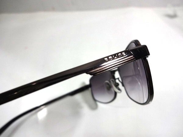 X4D029■本物■ ポリス POLICE STORM チタン ガンメタリック スポーツ サングラス メガネ 眼鏡 メガネフレームの画像7