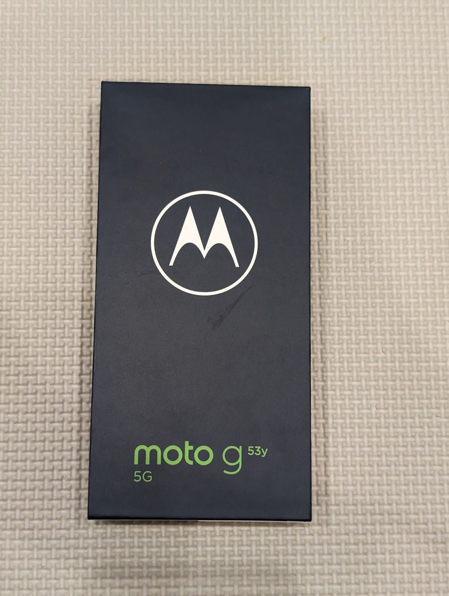 moto g53y 5G アークティックシルバー　動作確認のみ　