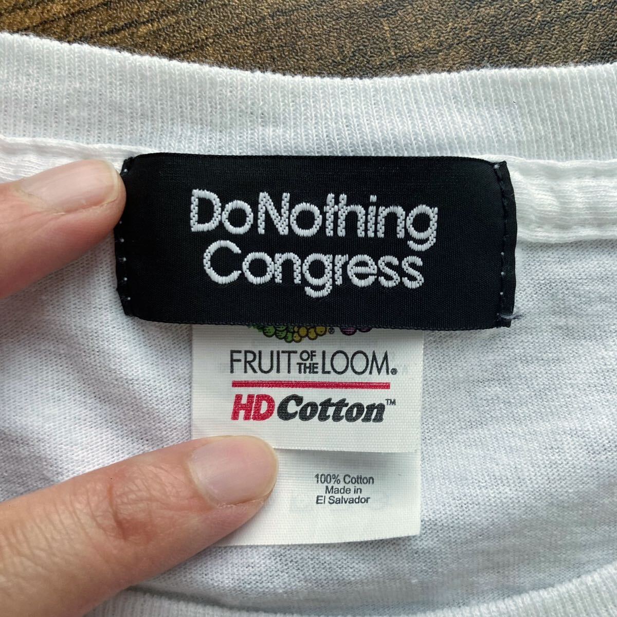 Do Nothing Congress ドゥナッシングコングレス Do Nothing but A Cup of Tea プリント Tシャツ size.XL ホワイト 藤原ヒロシ フラグメント_画像7