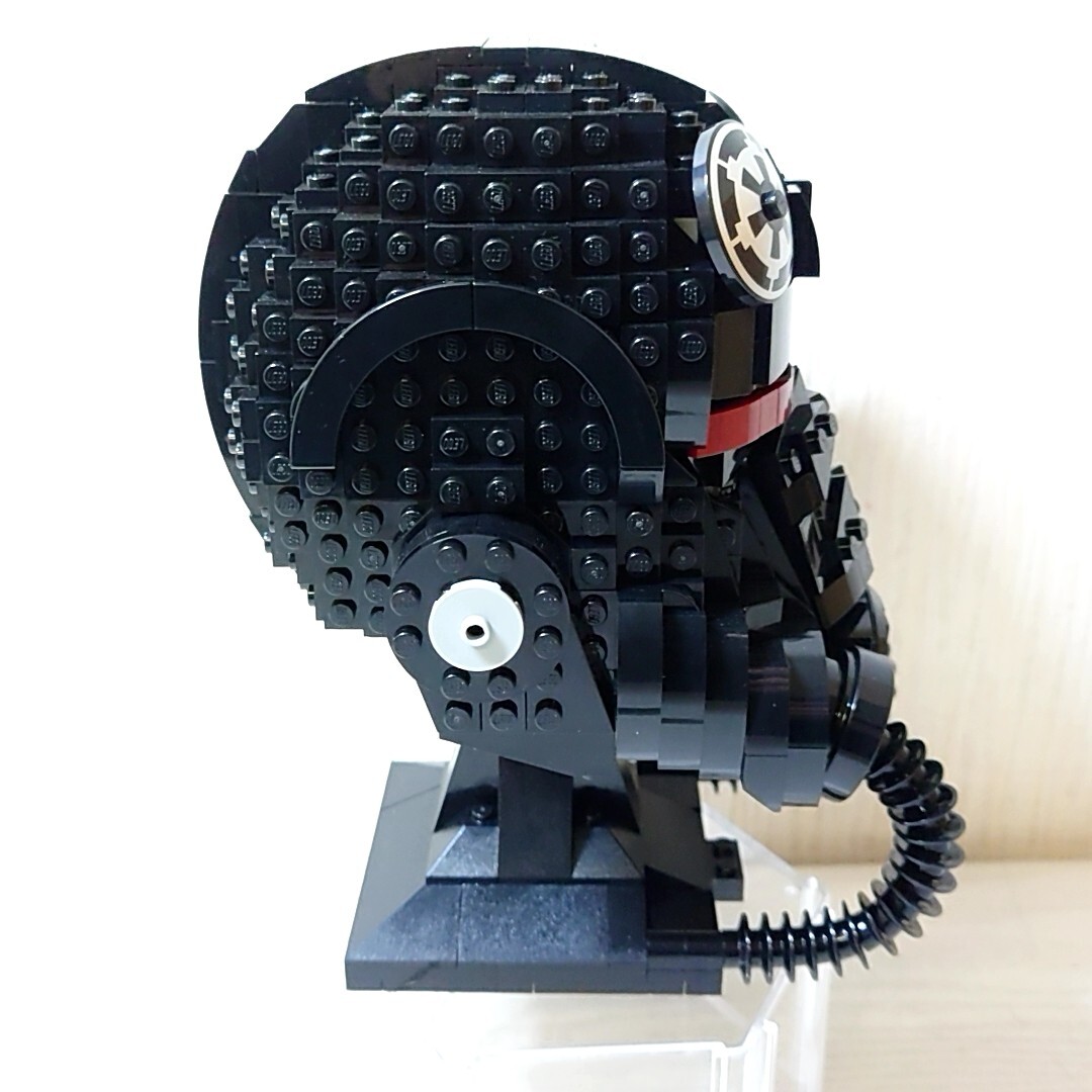 ルル36【80】1円～ LEGO レゴ STAR WARS スター・ウォーズ 75274 タイ・ファイター パイロットのヘルメット 完成品の画像4