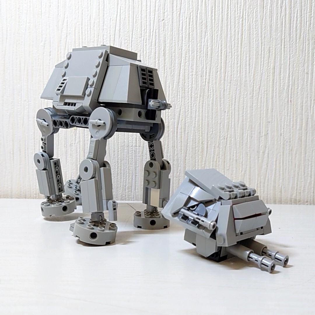 ルル29【80】1円～ レゴ LEGO スター・ウォーズ 75153 AT-STウォーカー / 75233 ドロイド・ガンシップ / AT-AT / フィグ まとめセットの画像4