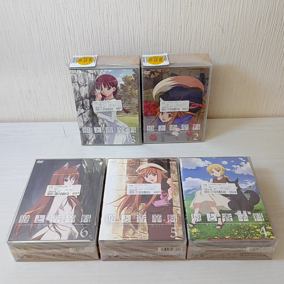 キ24【80】1円～ アニメ DVD 狼と香辛料 1巻 ~ 6巻 限定パック 300ピースジグソーパズル 付き 全巻まとめセットの画像4