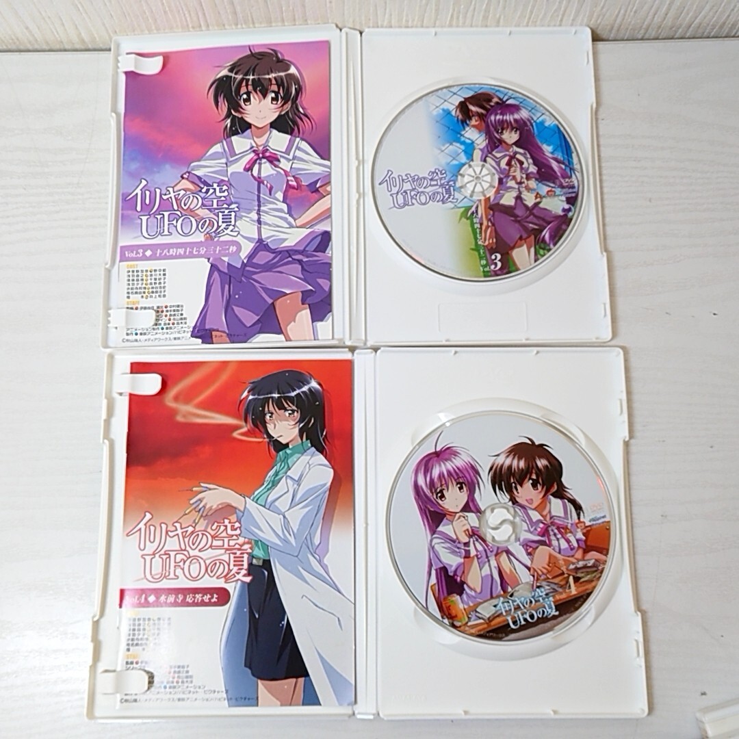 キ10【60】1円～ アニメ DVD イリヤの空、UFOの夏 1巻 ～ 6巻 全巻まとめセットの画像3