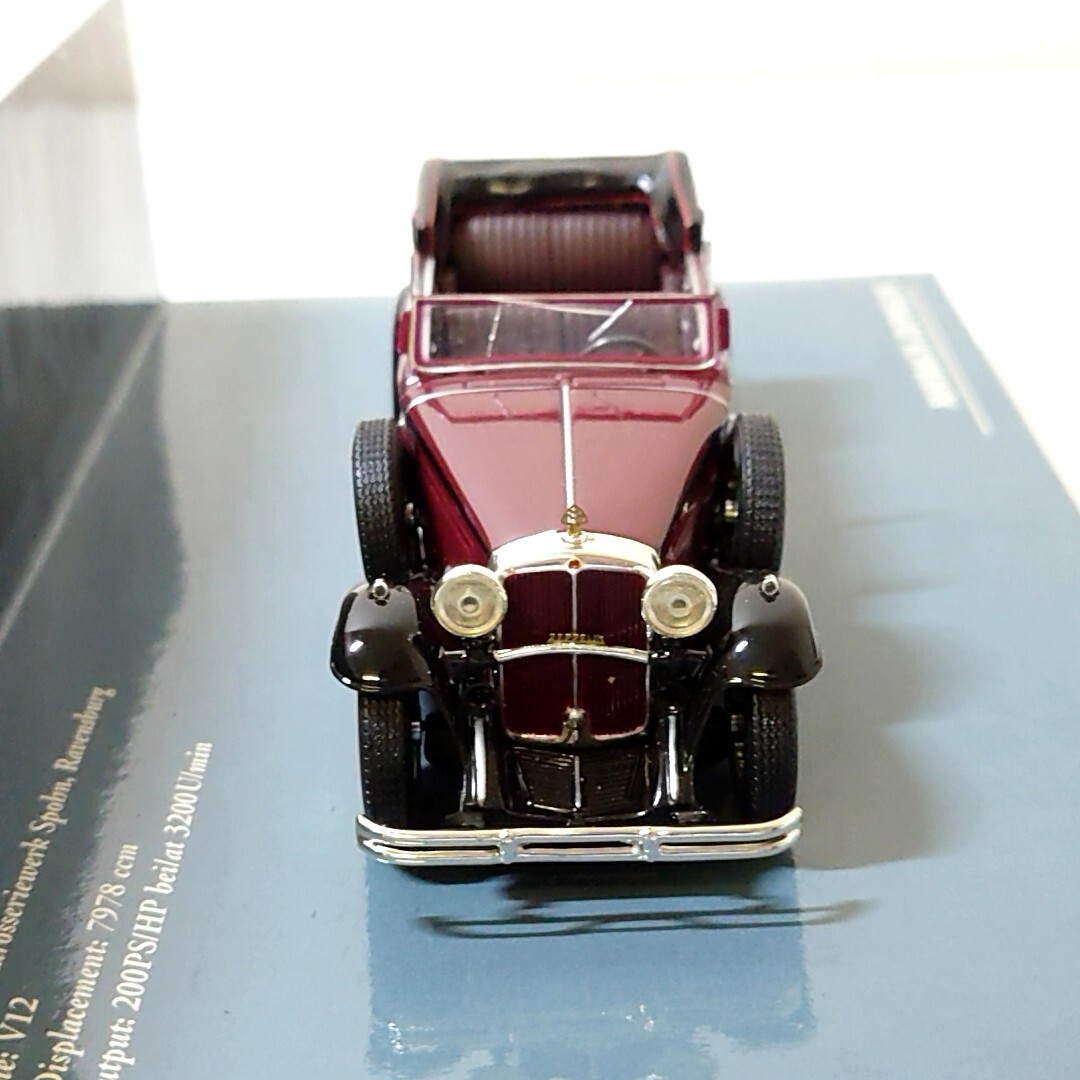 サ19【60】1円～ ミニチャンプス Minichamps 1/43 ミニカー Maybach Zeppelin DS 8 1929 マイバッハ ツェッペリンの画像4