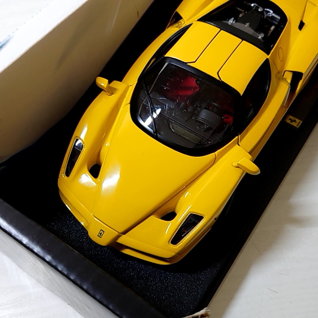 サ14【80】1円～ Hotwheels MATTEL ホットウィール 1/18 ミニカー リミテッドエディション フェラーリ エンツォ Ferrari Enzoの画像4