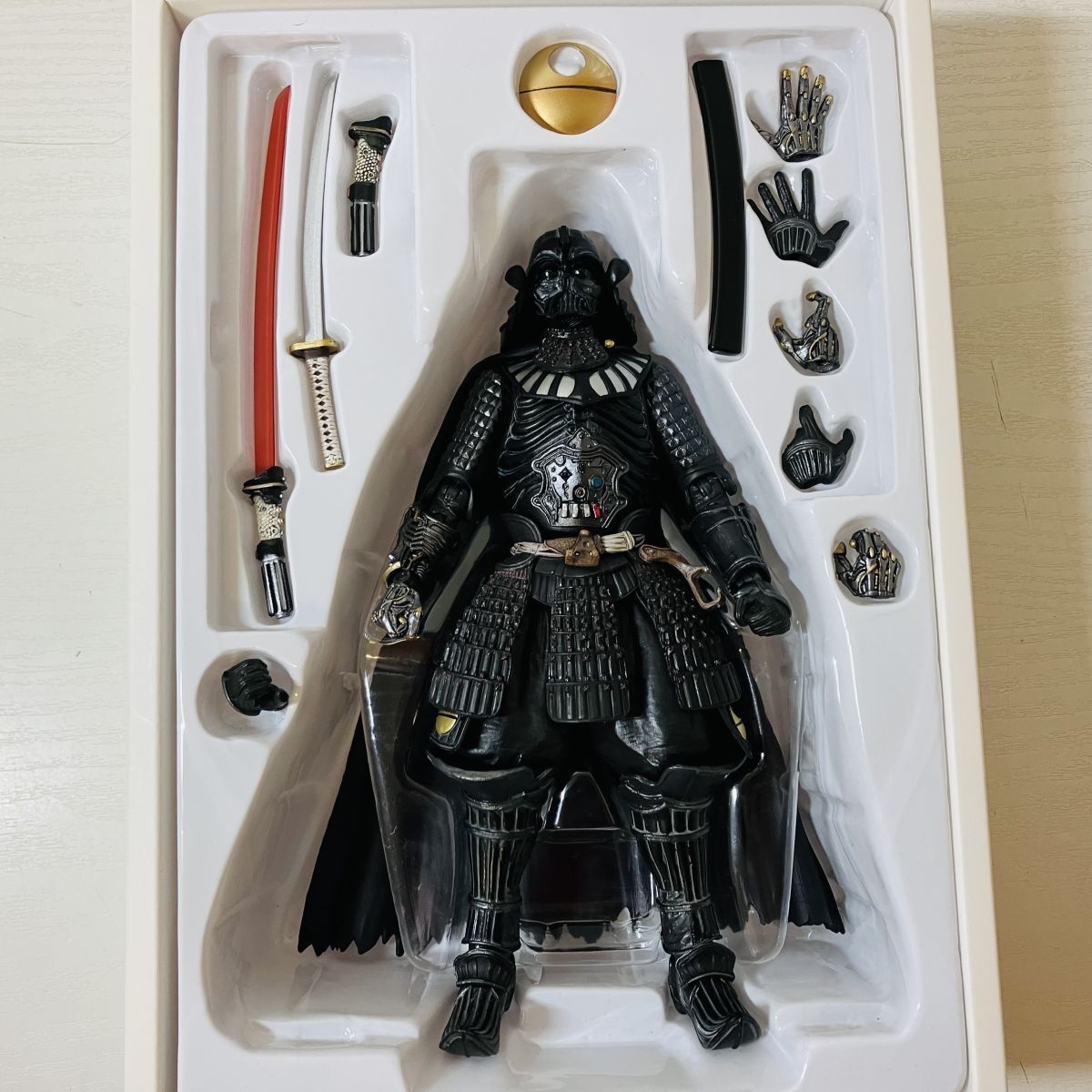 占7【60】1円～ バンダイ 名将MOVIE REALIZATION STAR WARS 侍大将ダース・ベイダー 死星具足 フィギュアの画像3