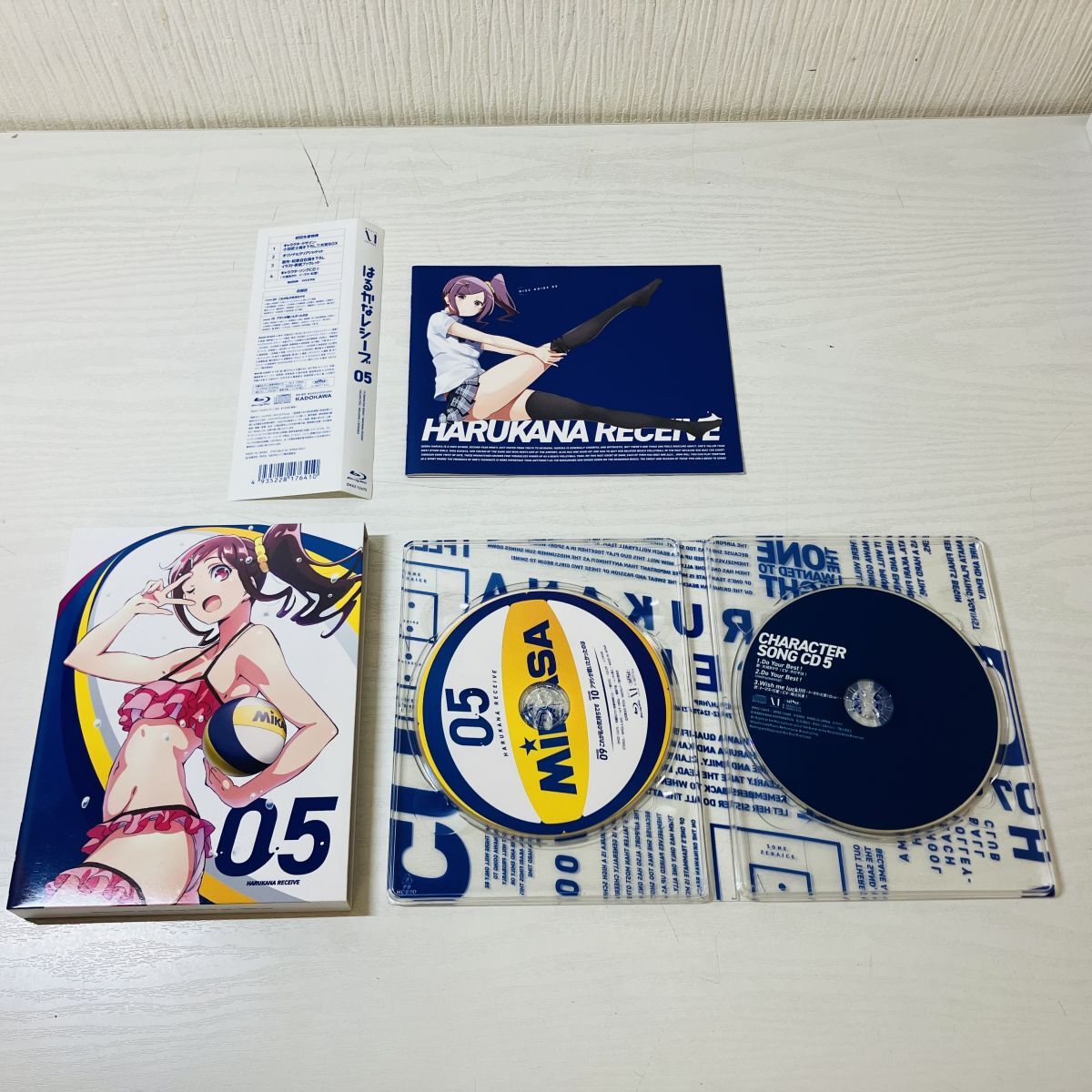 自8【60】1円～ KADOKAWA はるかなレシーブ 全6巻 まとめセット ブルーレイ Blu-ray_画像6