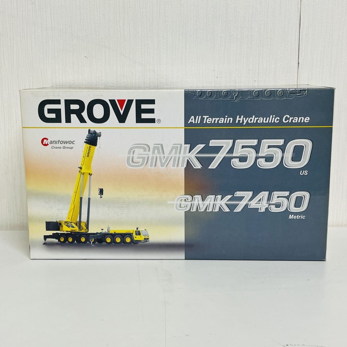 HHB4【140】1円～GROVE 1/50 GMK7550 移動式クレーン Manitowoc マニトワック_画像1