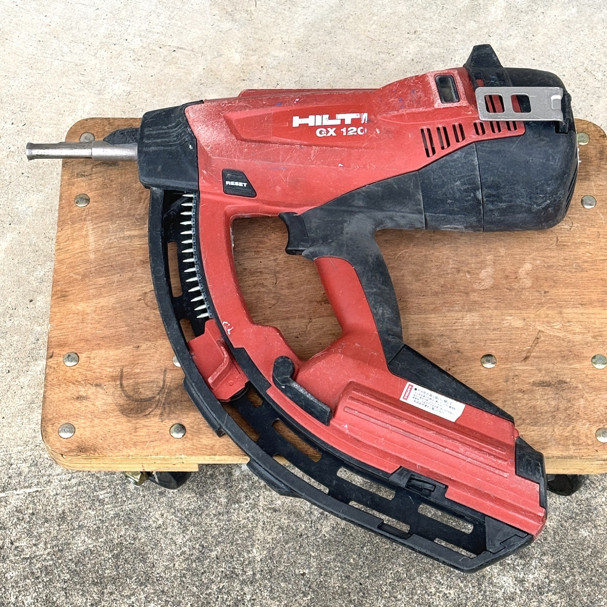 ●●HILTI/ヒルティ ガス式鋲打ち機・ガスネイラ GX120_画像1