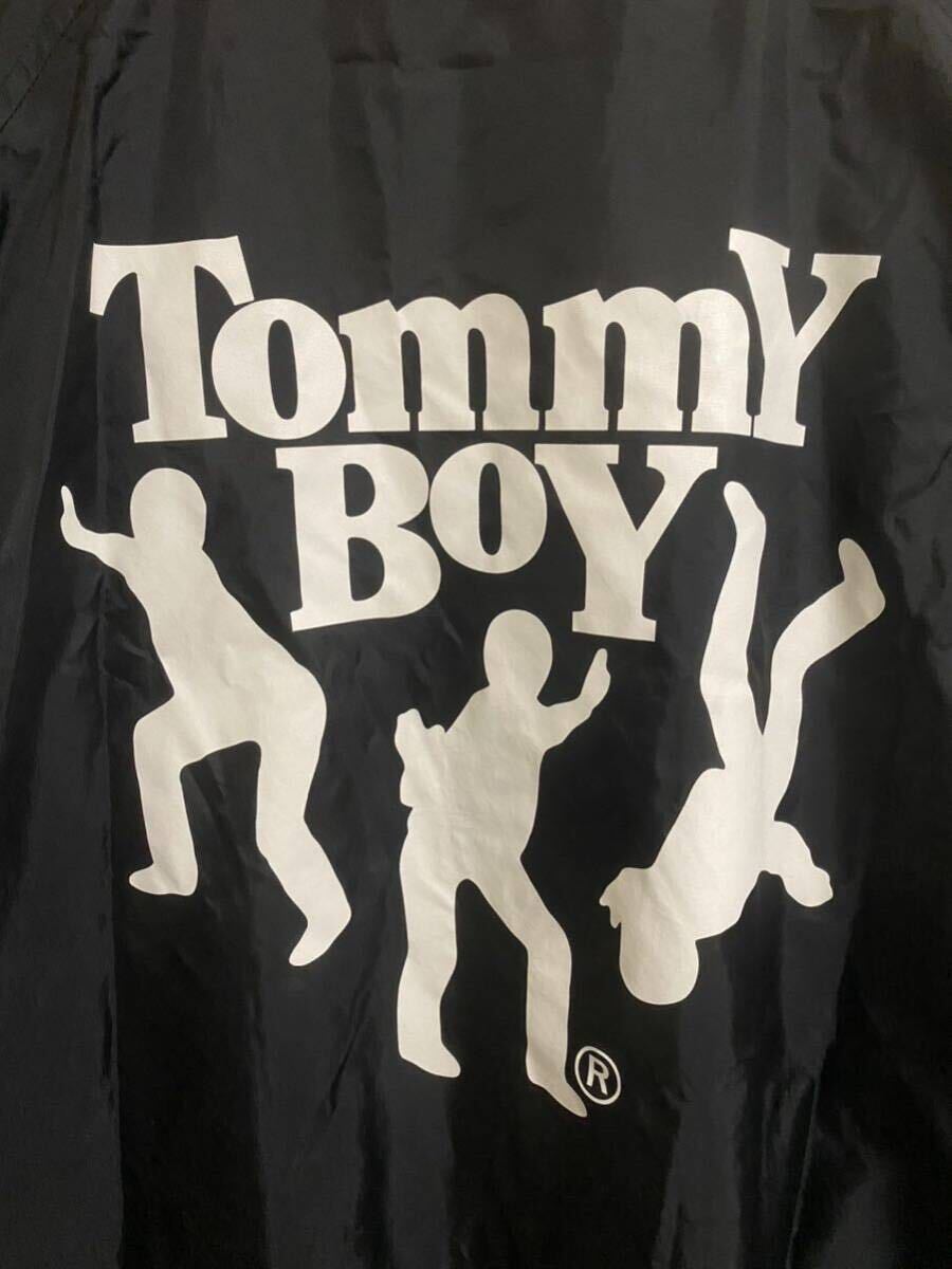 レア Tommy Boy ビンテージ コーチジャケット XL HIPHOP 90s vintage / raptees de la soul coolio digital underground beastie boys 2pacの画像5