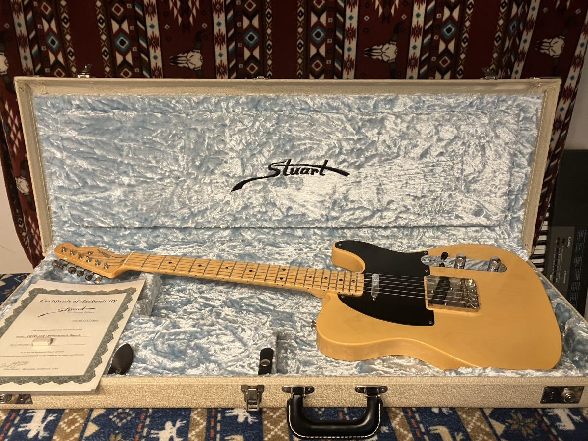 Stuart Telecaster Fred Stuart Fred-50B bsb Butterscotch Blonde テレキャスの神様の画像1