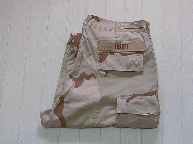 ARMY デザートカモ柄 カーゴパンツ SIZE:M-L USARMY 米軍 デザートカモ柄 迷彩 ミリタリーカーゴパンツの画像1