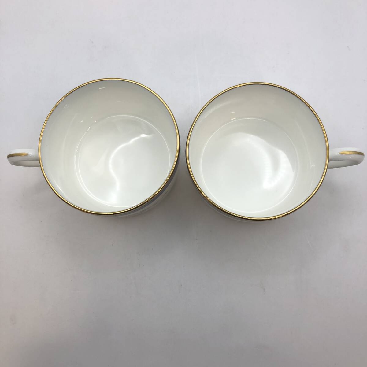 中古 Tiffany&Co ティファニー フローラル ペアカップ&ソーサー 箱あり 花柄 洋食器 ブランド品_画像5