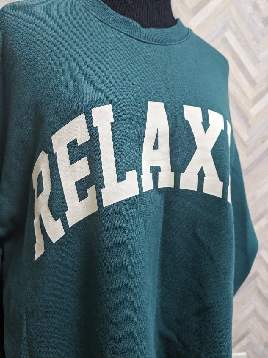 GU　RELAXED ロゴスウェット　XL 