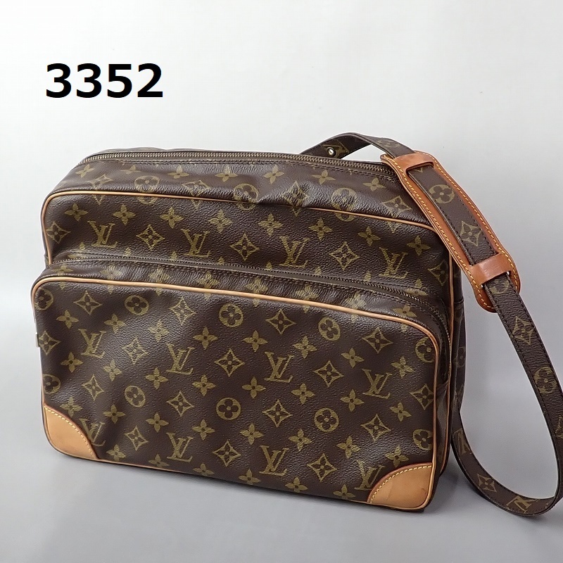 BR-3352◆Louis Vuitton ナイルショルダー モノグラム/斜め掛けOK ヴィンテージ 20240416の画像1