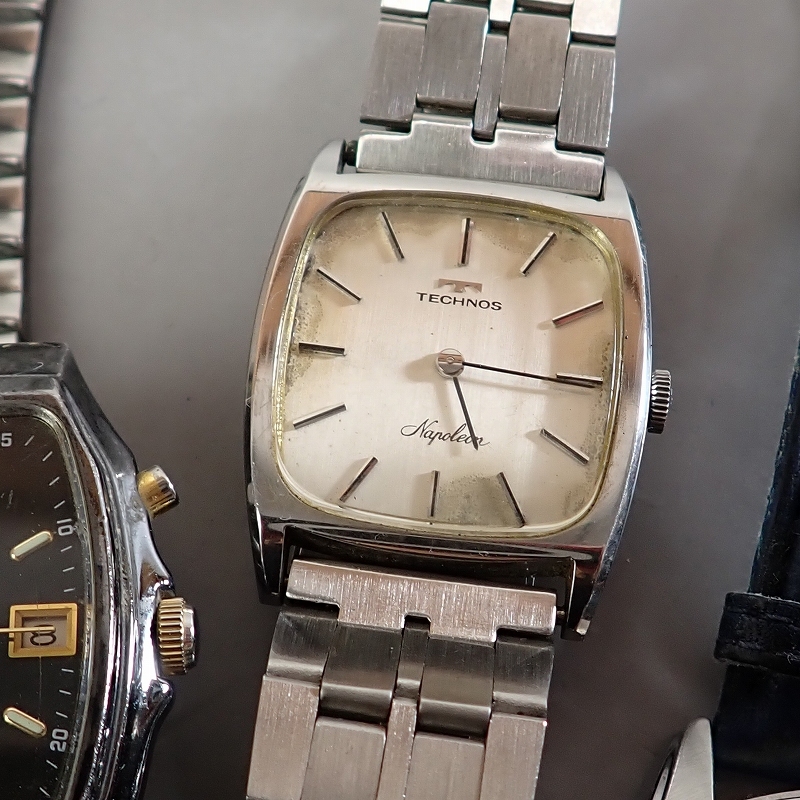 AC-4246◆SEIKO オリエント 自動巻 テクノス ELGIN など 腕時計まとめて 手巻 クオーツ メンズレディースの画像5