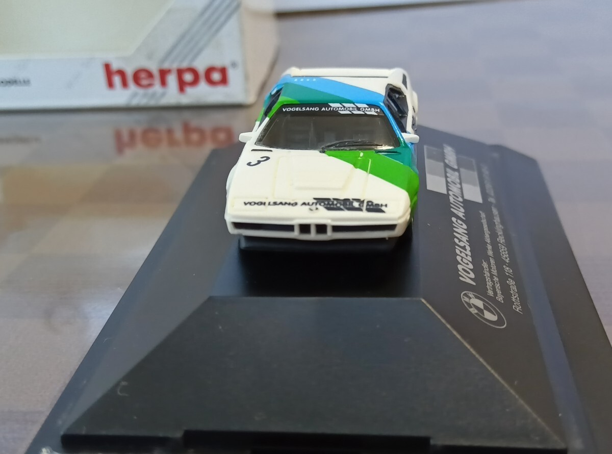 Herpa 1/87 BMW M1 Gruppe B (E26) 1983 ”VOGELSANG AUTOMOBIL GMBH”　#3_画像6