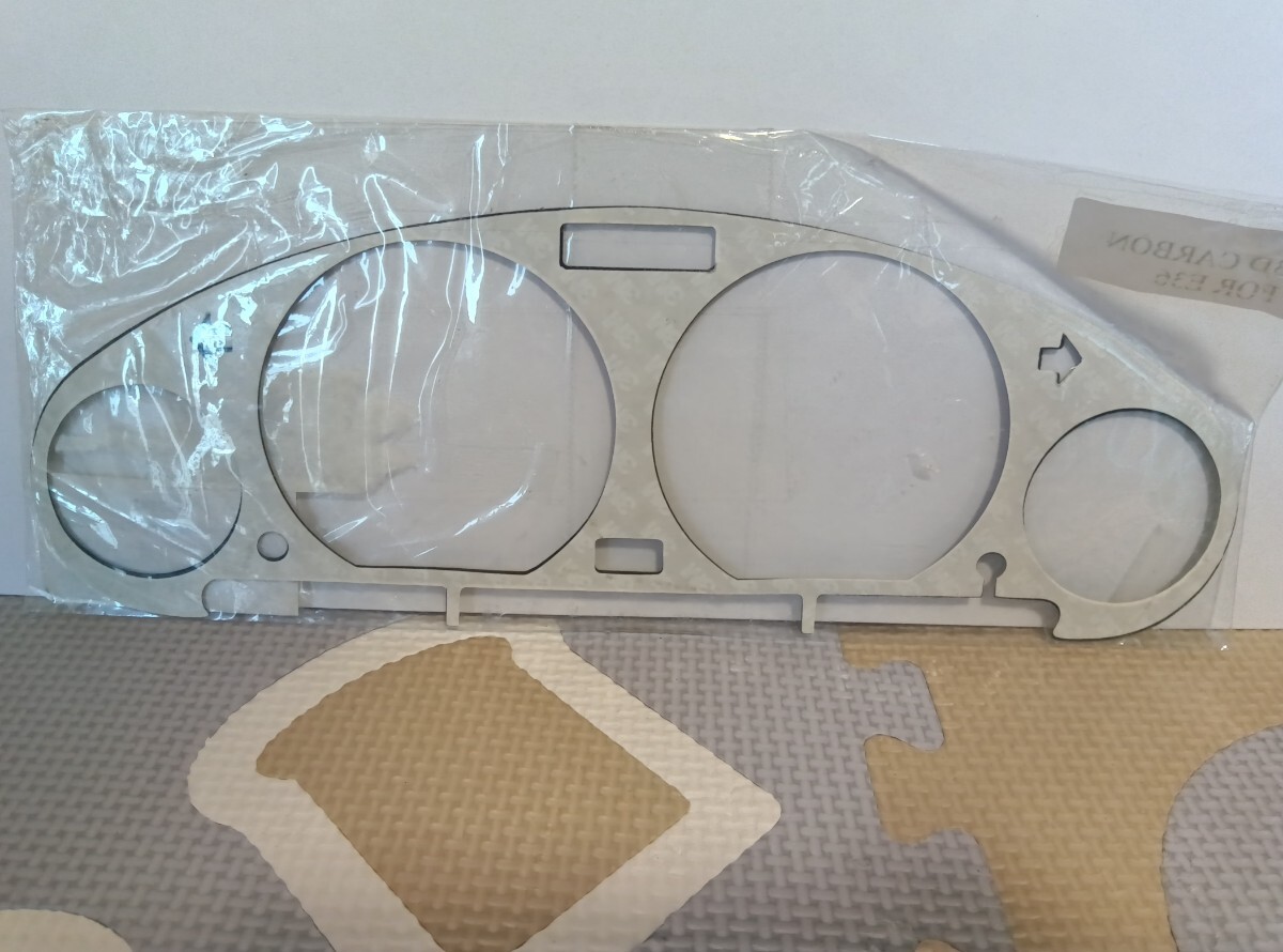 BMW E36 メーターパネル 3D CARBON-LOOK 未使用 の画像5
