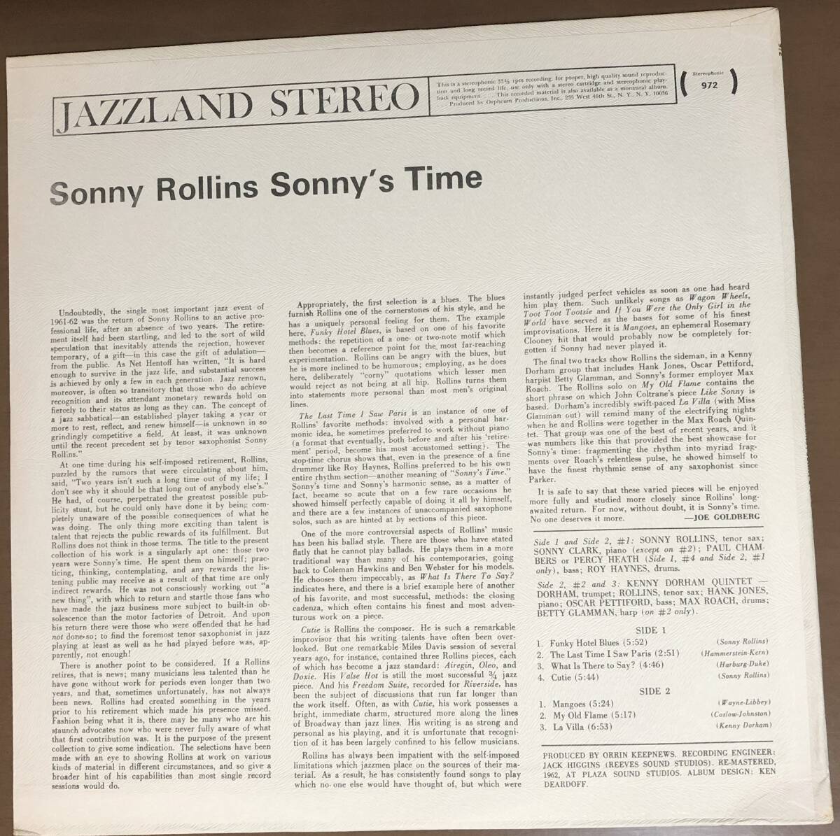 Sonny's Time Sonny Rollins_画像2