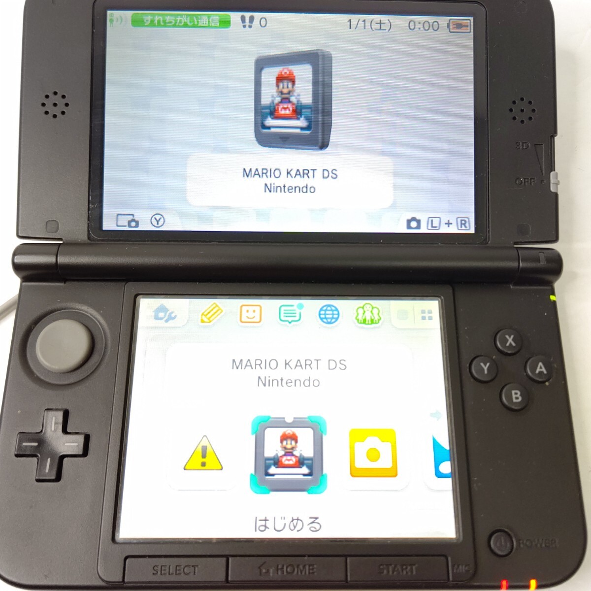Nintendo　ニンテンドー3DSLL ブラック　画面極美品　任天堂　ゲーム機_画像8