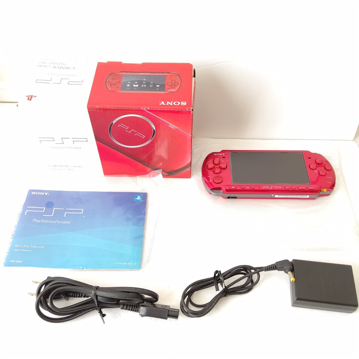 ソニー PSP3000 ラディアントレッド 極美品 プレイステーション ソニー PSP3000 ラディアントレッド 極美品 プレイステーション