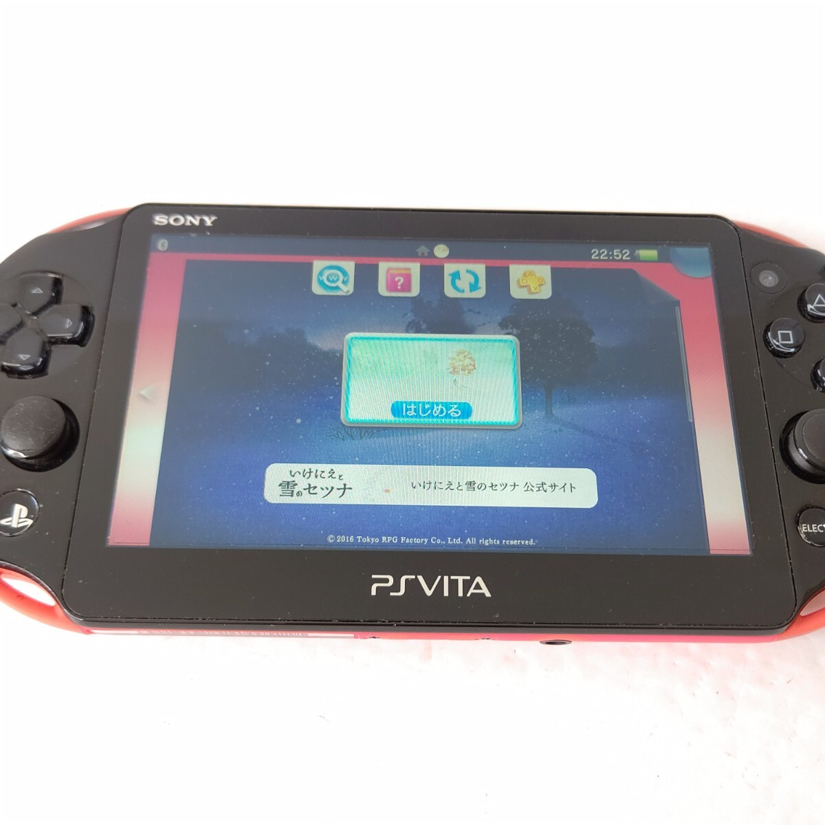 ソニー　psvita pch2000 ピンクブラック　画面極美品　ソニーゲーム機