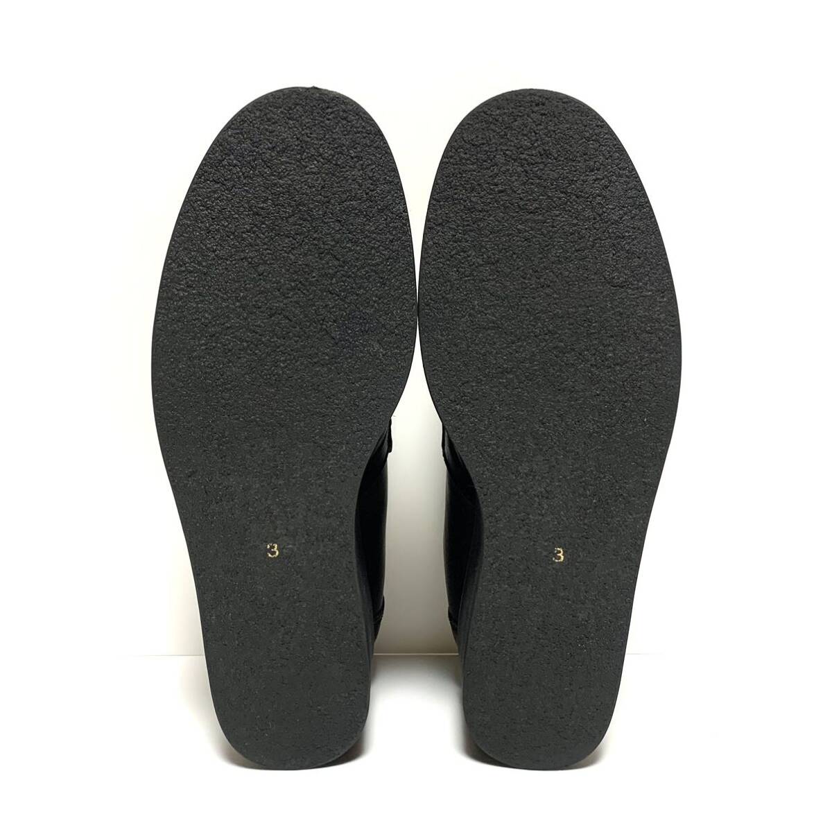 * superior article wise Y\'s leather platform slip-on shoes shoes black Yohji Yamamoto YOHJIYAMAMOTO thickness bottom leather shoes Loafer 