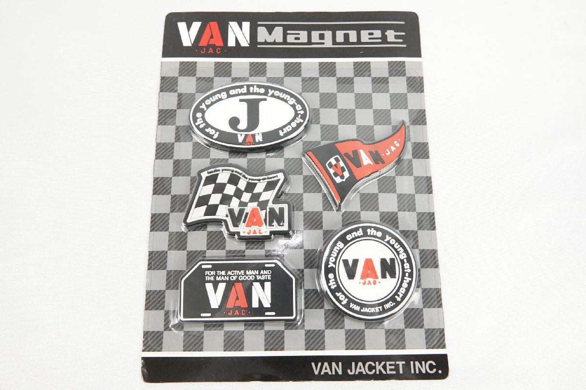 *1 jpy start VAN JAC Van ja Kett magnet set unused unopened goods *a