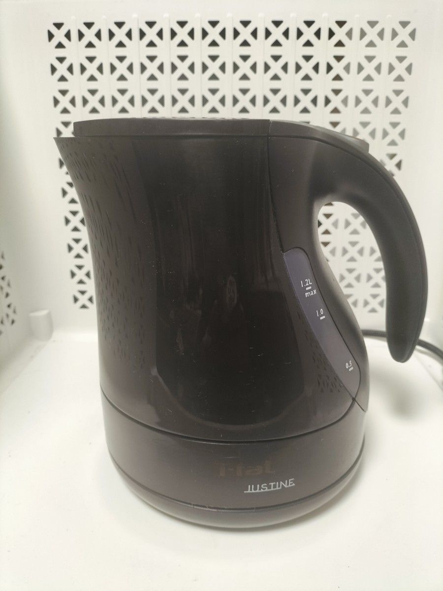 T-fal JUSTINE 電気ケトル 1.2L 動作確認品 ブラウン