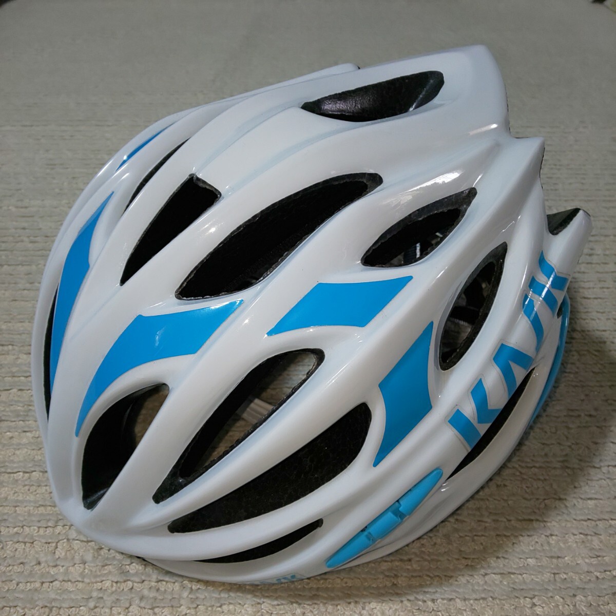 KASK MOJITO L 59～62㎝ ホワイト ロードバイク サイクリング 自転車 ヘルメットの画像1