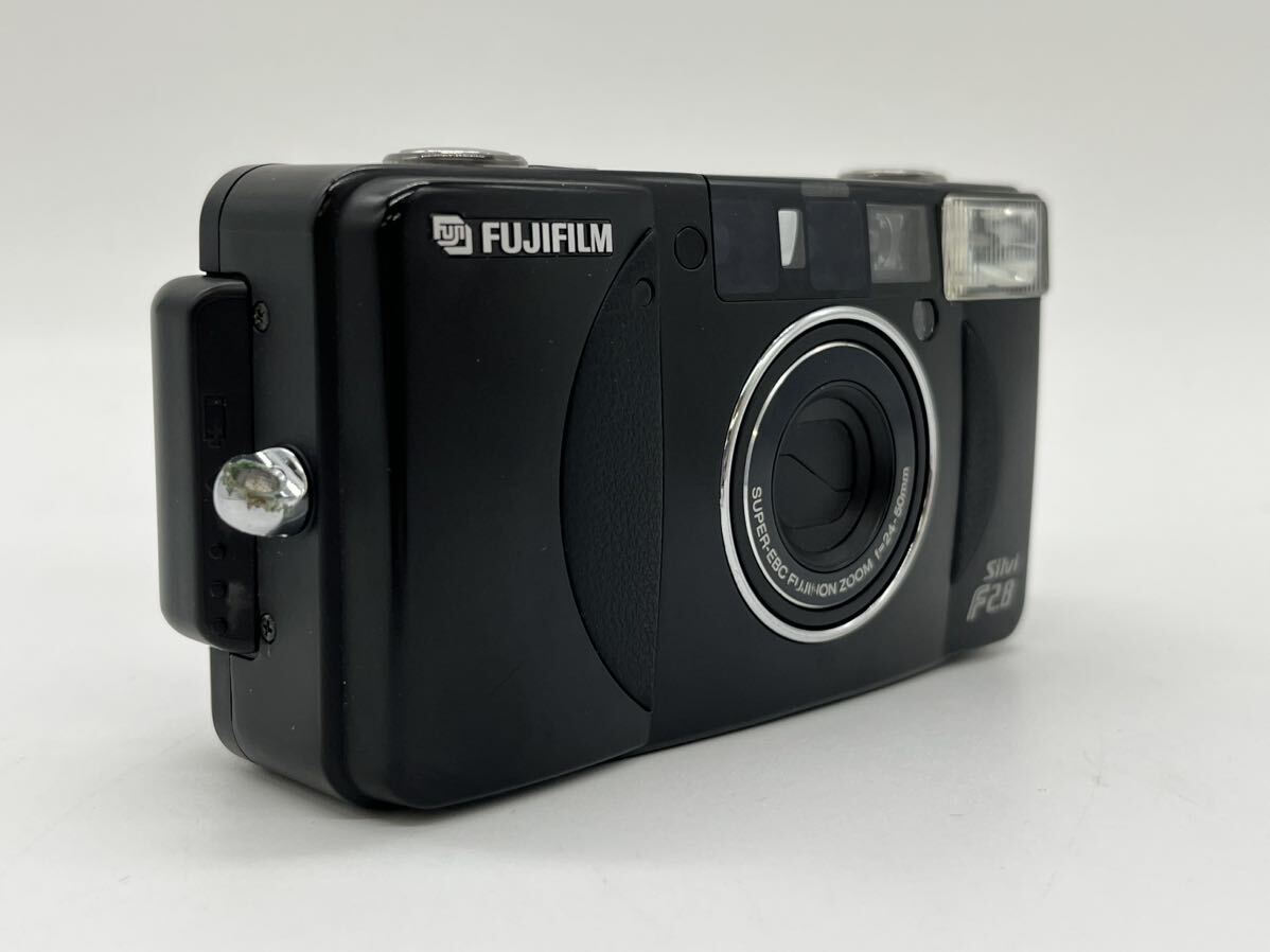 【 FUJIFILM Silvi F2.8 SUPER-EBC FUJINON ZOOM f 24-50mm カメラ 】 フジフィルム コンパクト フィルムカメラ フィルム ブラックの画像6