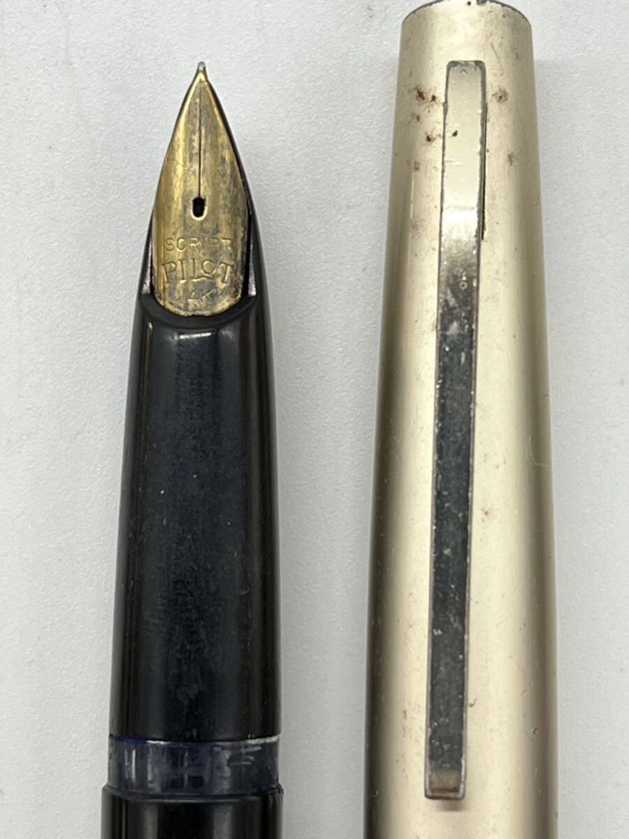 【 PILOT SUPER 100V 14K , V PILOT SUPER100V 14K , E PILOT SCRIPT 14K セット 】まとめ ペン先 14K パイロット 万年筆 筆記用具 文房具_画像5