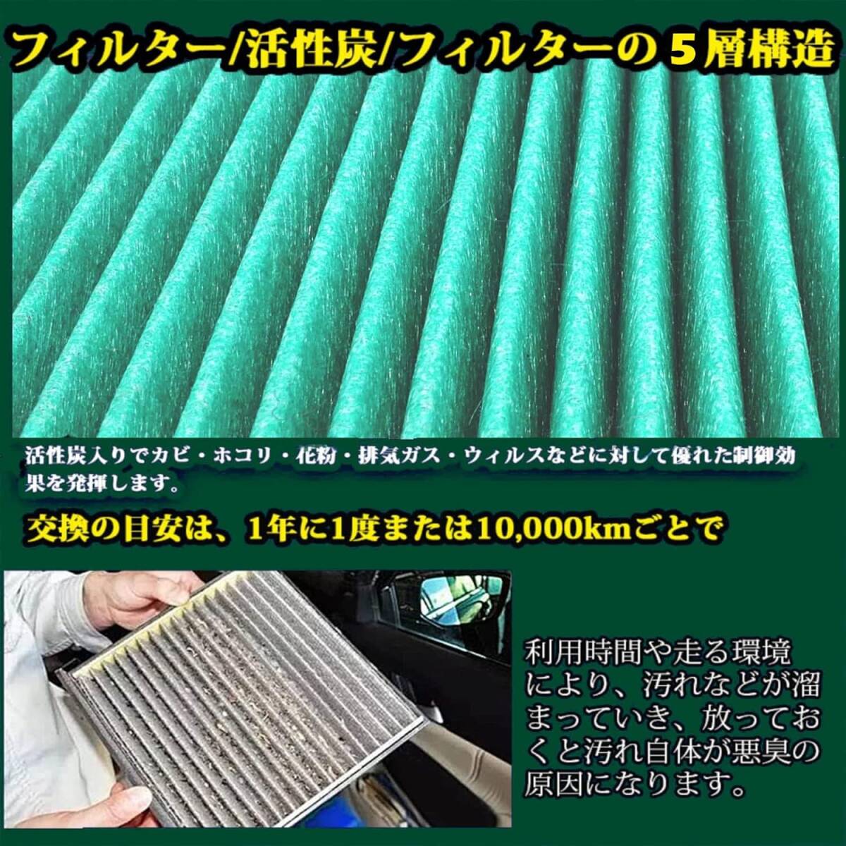 グリーン 2個セット KIYOYO トヨタ プリウス 30系 アルファード20系 ノア 70系 ヴォクシー エアコン ハリアー60_画像3