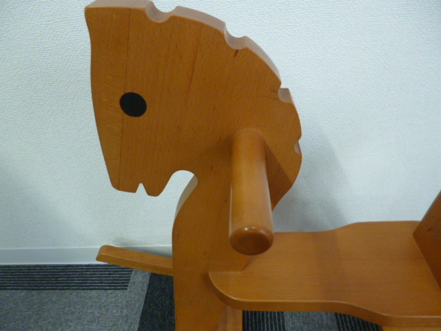  деревянная лошадь игрушка-"самокат" из дерева игрушка супер-скидка 1 иен старт 