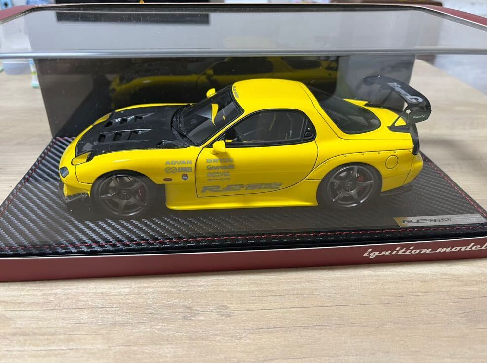 未使用品★オンライン限定品★1/18 Mazda RX-7 FD3S RE雨宮★ignition model イグニッションモデル IG1048★頭文字Dの画像1