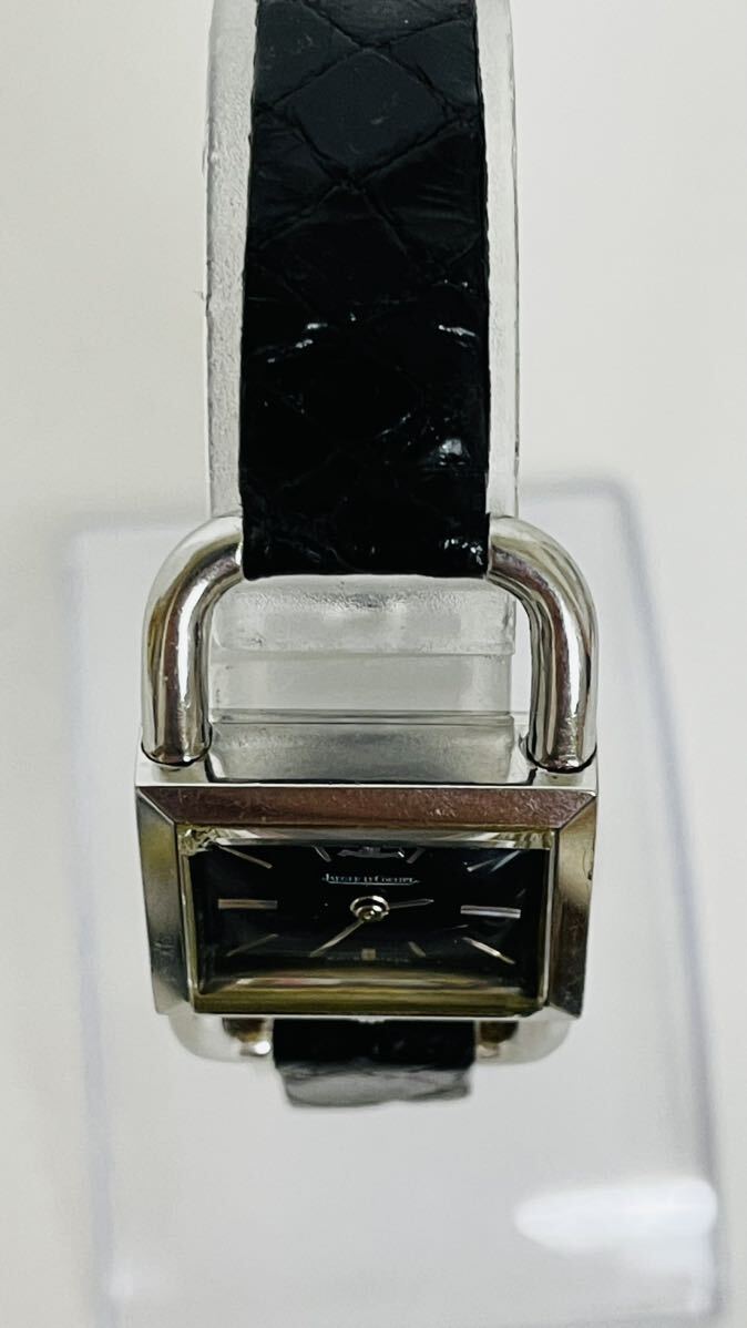 JAEGER-LECOULTRE ジャガー・ルクルト エトリエ 1670.42 ドライバーズウォッチ レディース 手巻き 腕時計 スクエア 動作品の画像4