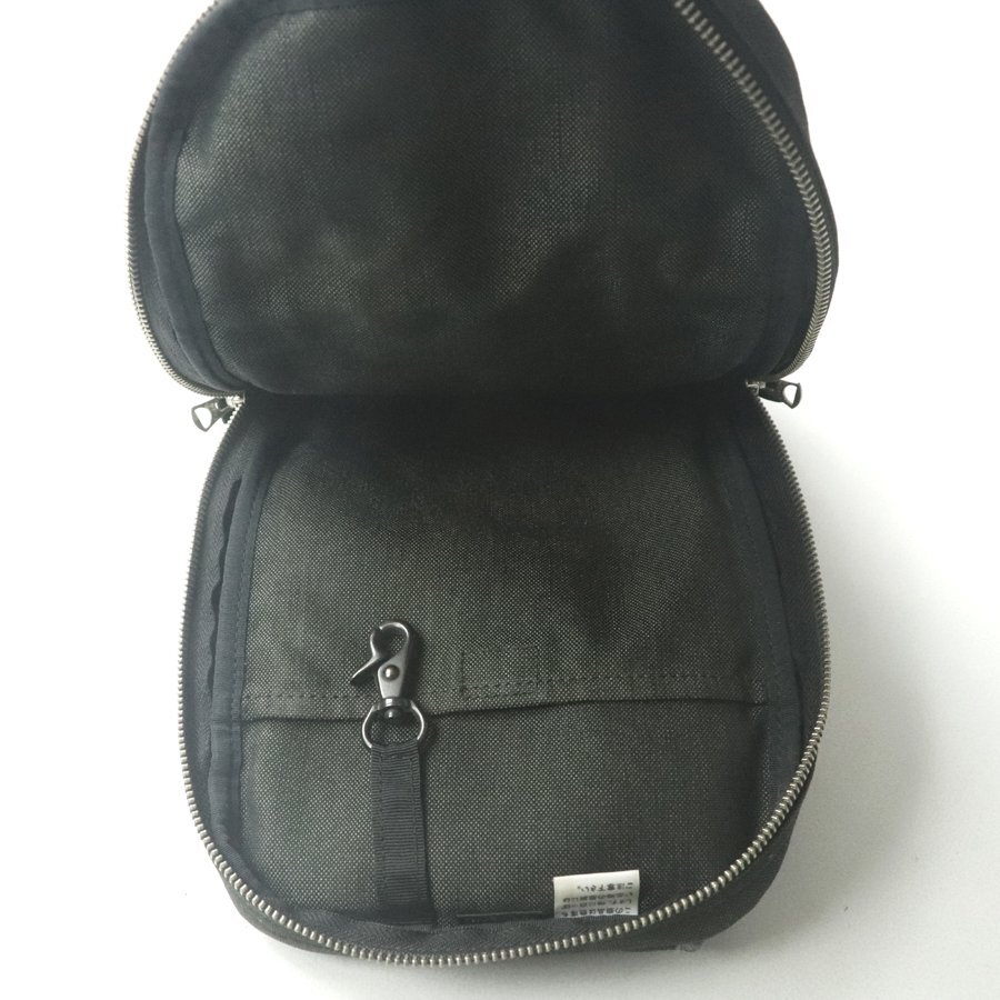 美品 PORTER ポーター SMOKY スモーキー SLING SHOULDER BAG スリング ショルダー ボディバッグ 黒 ブラック【参考価格￥33,000-】の画像6