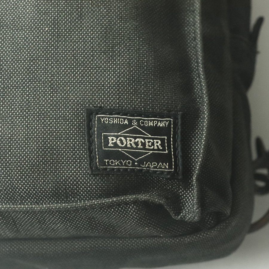 美品 PORTER ポーター SMOKY スモーキー SLING SHOULDER BAG スリング ショルダー ボディバッグ 黒 ブラック【参考価格￥33,000-】の画像5