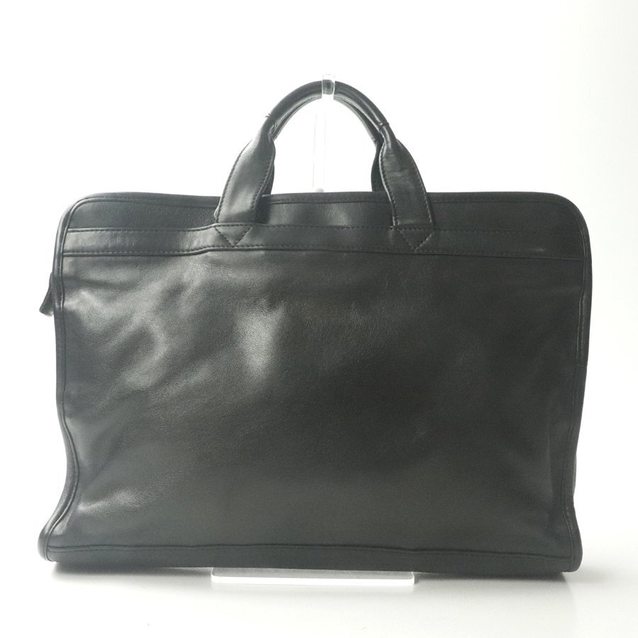 美品 TUMI トゥミ 9602D3 牛革 ナッパレザー スリム ブリーフケース ブラック 黒 ビジネスバッグ 書類鞄【相場価格￥99,000-】の画像3